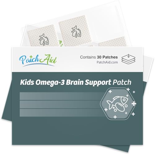 PatchAid Kids Omega-3 Topical Patch 30-Day Supply