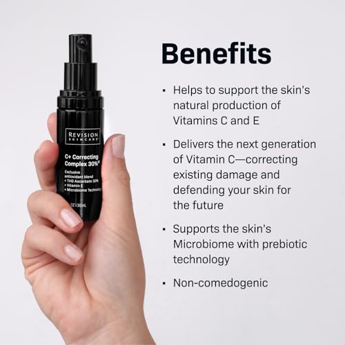 Revision-Skincare-C-Correcting-Complex-30-Vitamin-C-Serum-for-Face--Anti-Aging-Treatment-to-Brighten-Skin-Reduce-Fine-Lines-Wrinkles-Dark-Spots-Firming-Safe-for-Sensitive-Skin-0-0