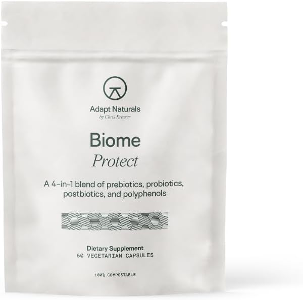 Adapt Naturals 4-in-1 Biome Protect Prebiotics, Probiotics, Postbiotics