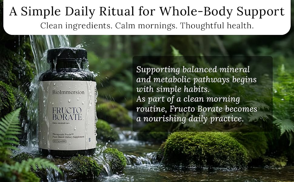 Daily boron supplement for mineral balance metabolic support and healthy wellness routine capsules