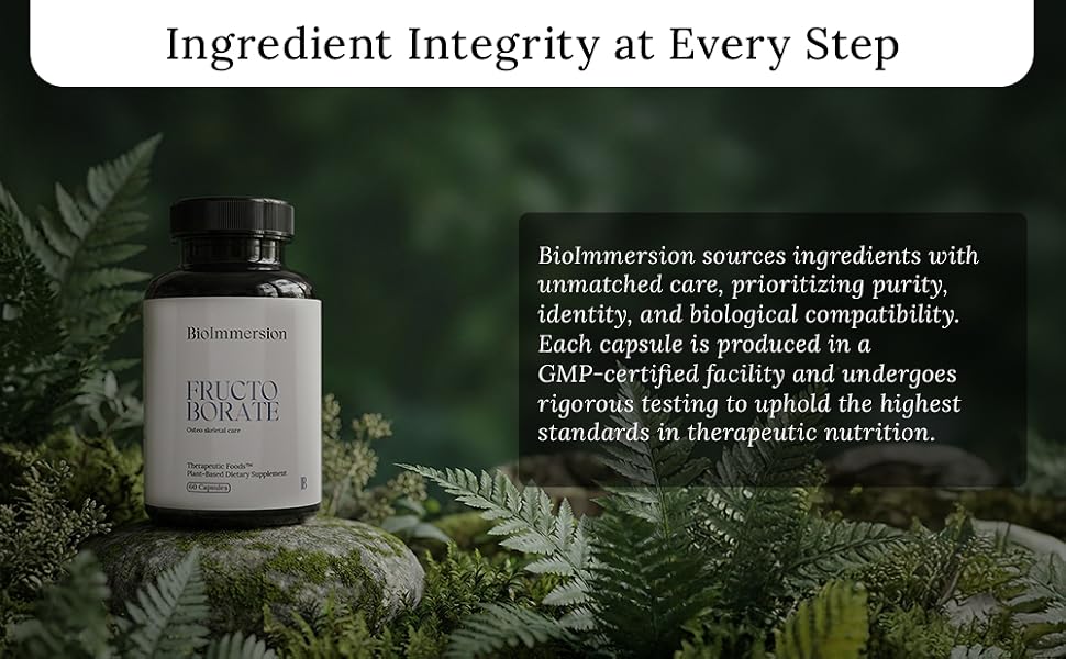 GMP certified boron supplement with pure food form minerals for bone and joint support capsules
