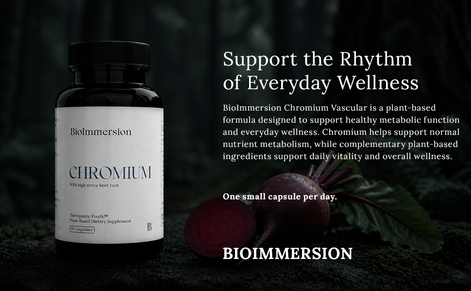 Chromium beet root capsules for metabolic wellness circulation support and daily vitality support